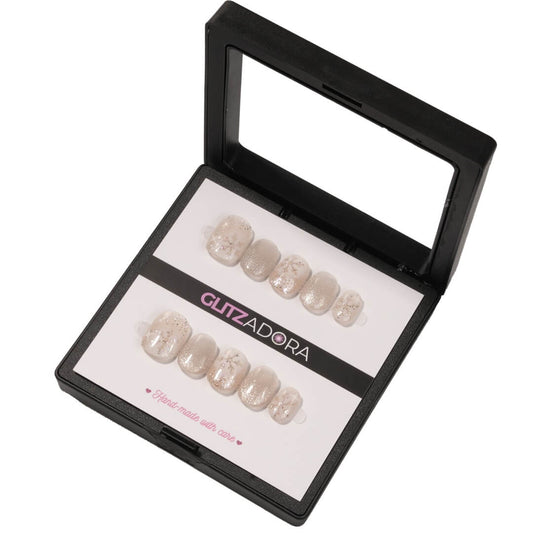 Parche de uñas postizas hecho a mano de alta calidad Alicia en el país de las maravillas