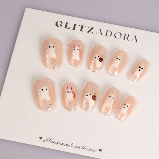 Sparkling Cute Ghosts