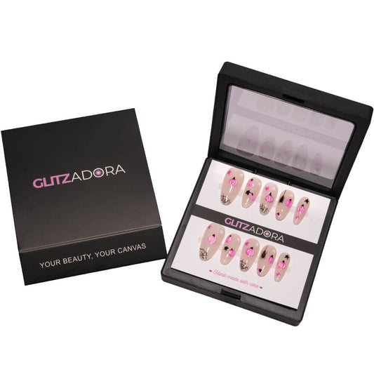 Parche de uñas postizas hecho a mano de alta calidad Alicia en el país de las maravillas