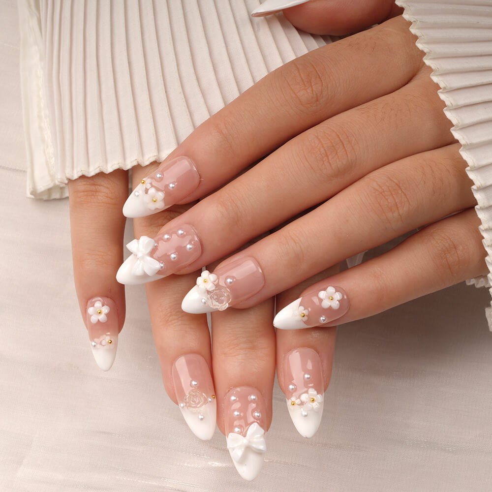 Elegant Floral Nail Art