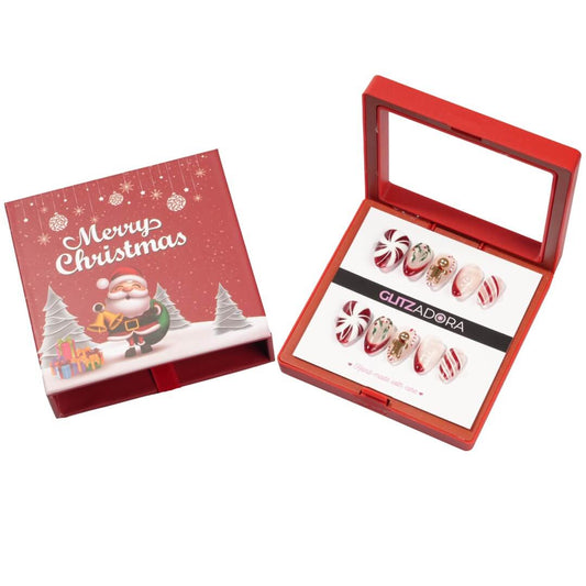 Parche de uñas postizas hecho a mano de alta calidad Alicia en el país de las maravillas