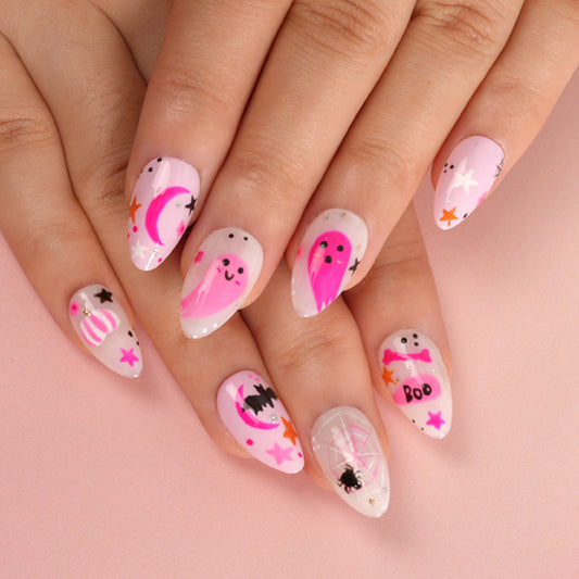 Parche de uñas postizas hecho a mano de alta calidad Alicia en el país de las maravillas