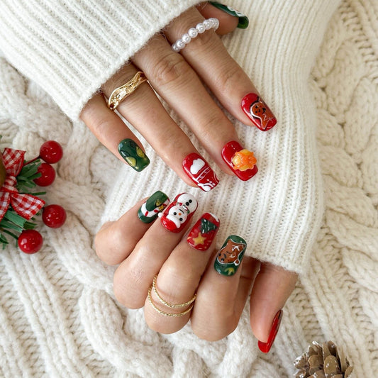 Hand-painted Christmas