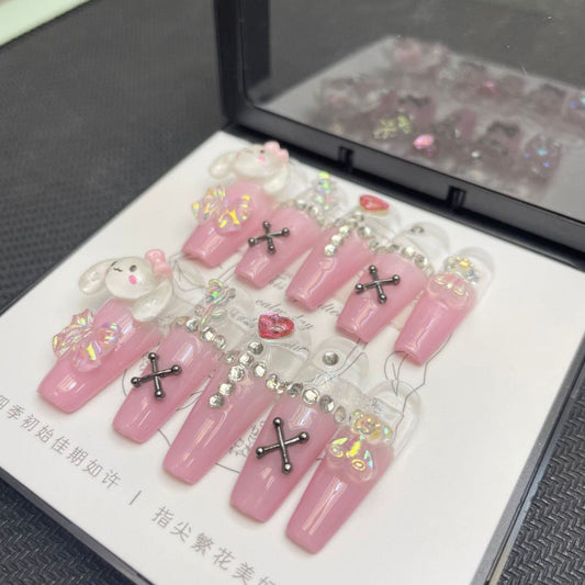 Long Kuromi Spicy Girls Popular Student Clavo desmontable