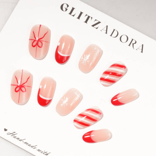 Parche de uñas postizas hecho a mano de alta calidad Alicia en el país de las maravillas