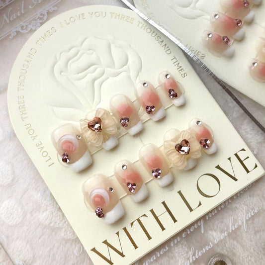 Arc Court Fait Main Français Eau Glace Lune Belle Fille Étudiants