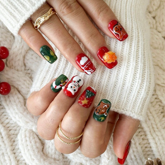 Hand-painted Christmas