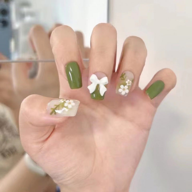 Spring Exuberance Handmade Press on Nails Wholesale Nail Art Fawn Bump ...